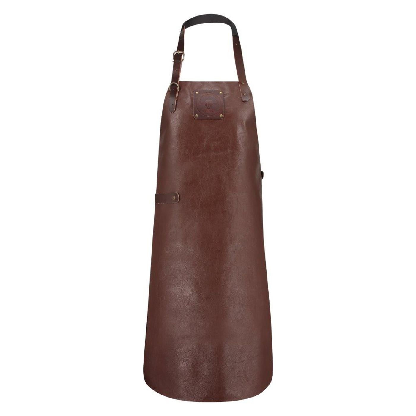 TABLIER en cuir FULL GRAIN CHOCOLAT